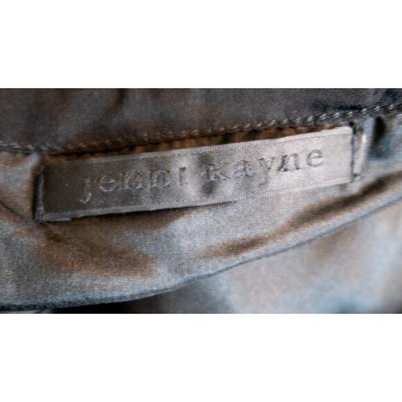 JENNI KAYNE Silk Black Lace Trim Slip Mini Dress US XS - Picture 12 of 13